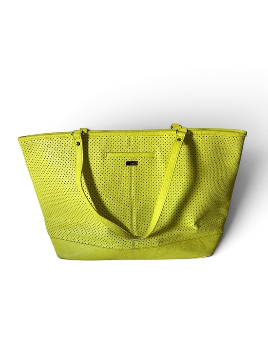 Jewell Handbags - Newell neon Yellow Tote Bag with Top Handles